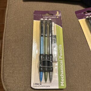 Wexford Mechanical Pencils W/ Extra erasers & Leads 0.7mm New Sealed